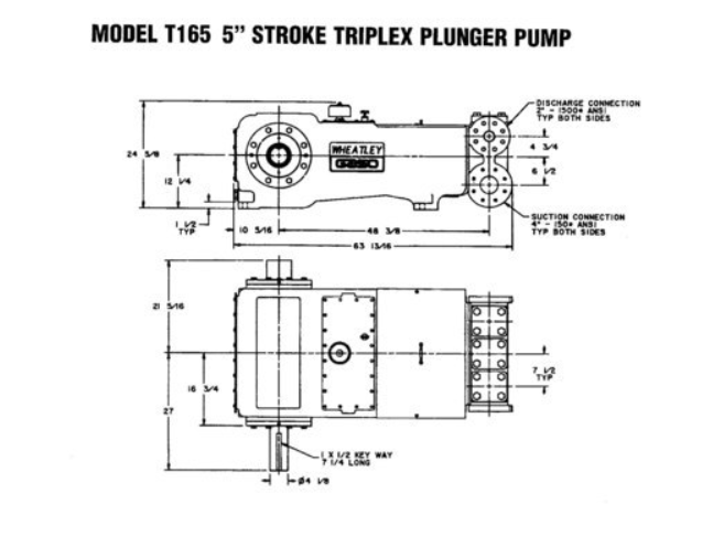 Gaso T165 Triplex Pump